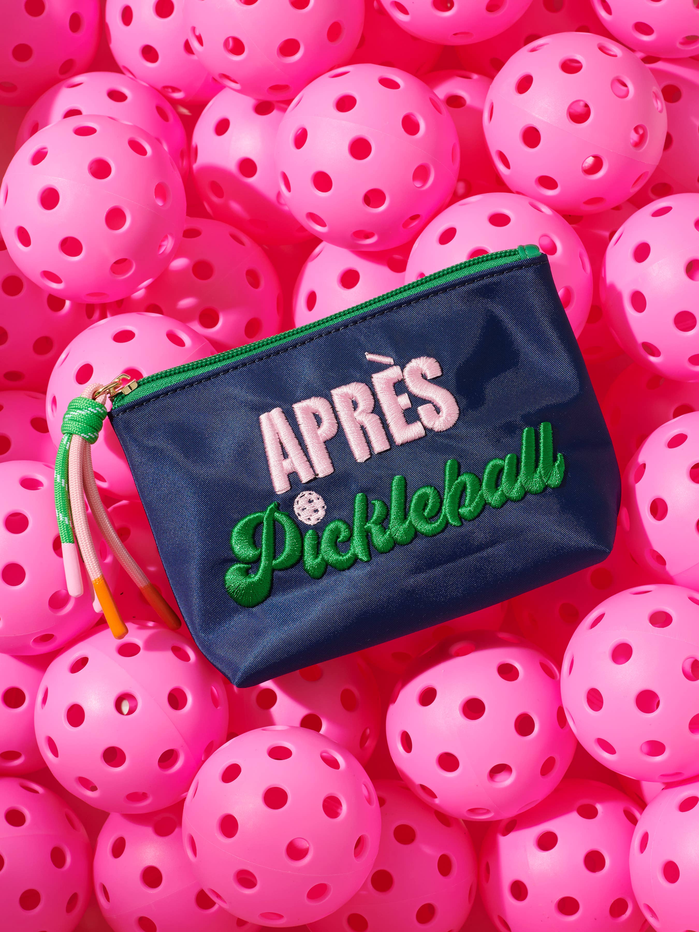 Shiraleah - "APRÈS PICKLEBALL" SMALL ZIP POUCH