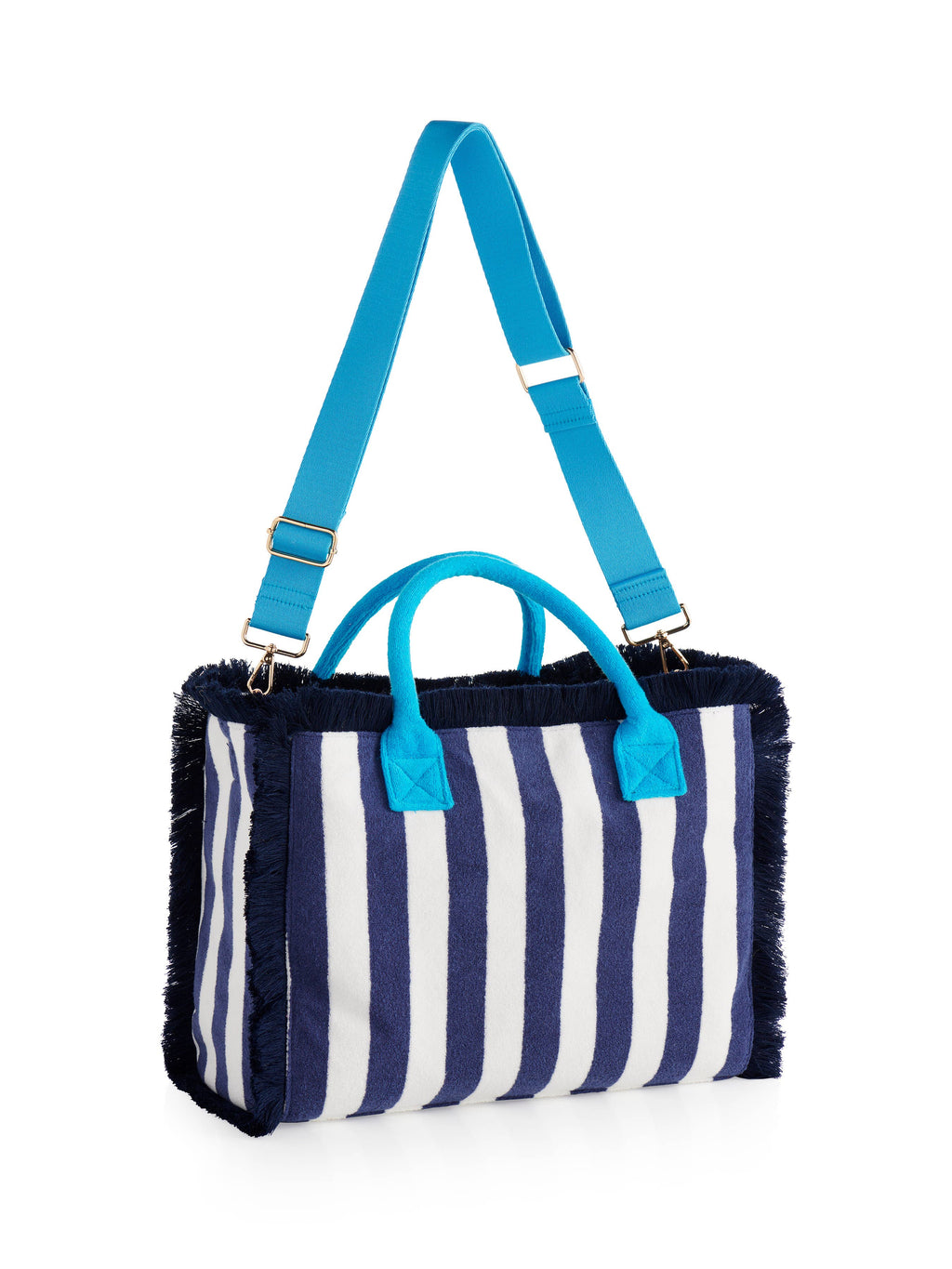 Shiraleah - CABANA STRIPE TOTE: GREEN