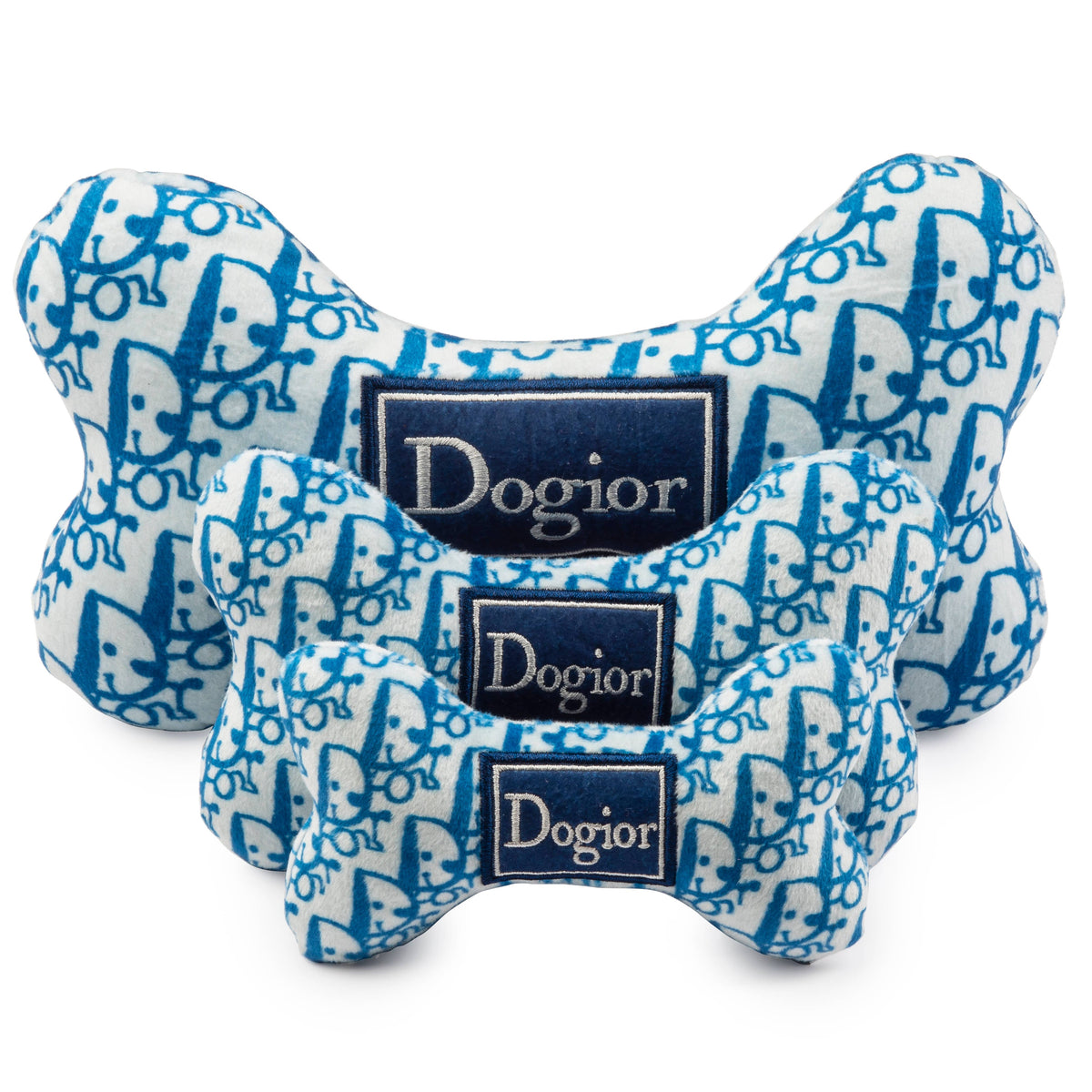 Haute Diggity Dog - Dogior Bones  | Squeaker Dog Toy: Small