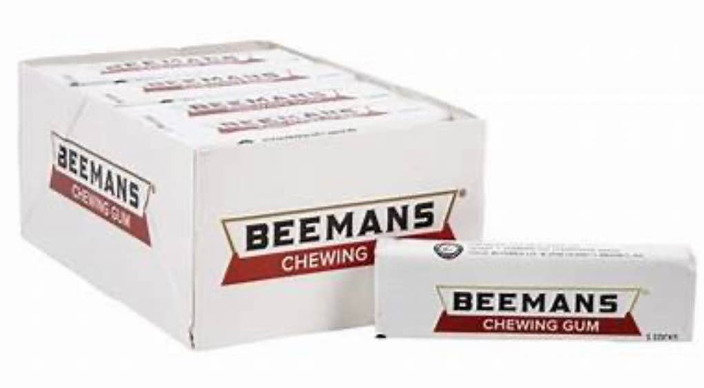 O'Shea's Candies Sweet Shop - Nostalgic Chewing Gum 🎙️ “BEEMANS” Retro Packaging 1ct