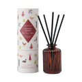 Red Ribbed Glass Diffuser