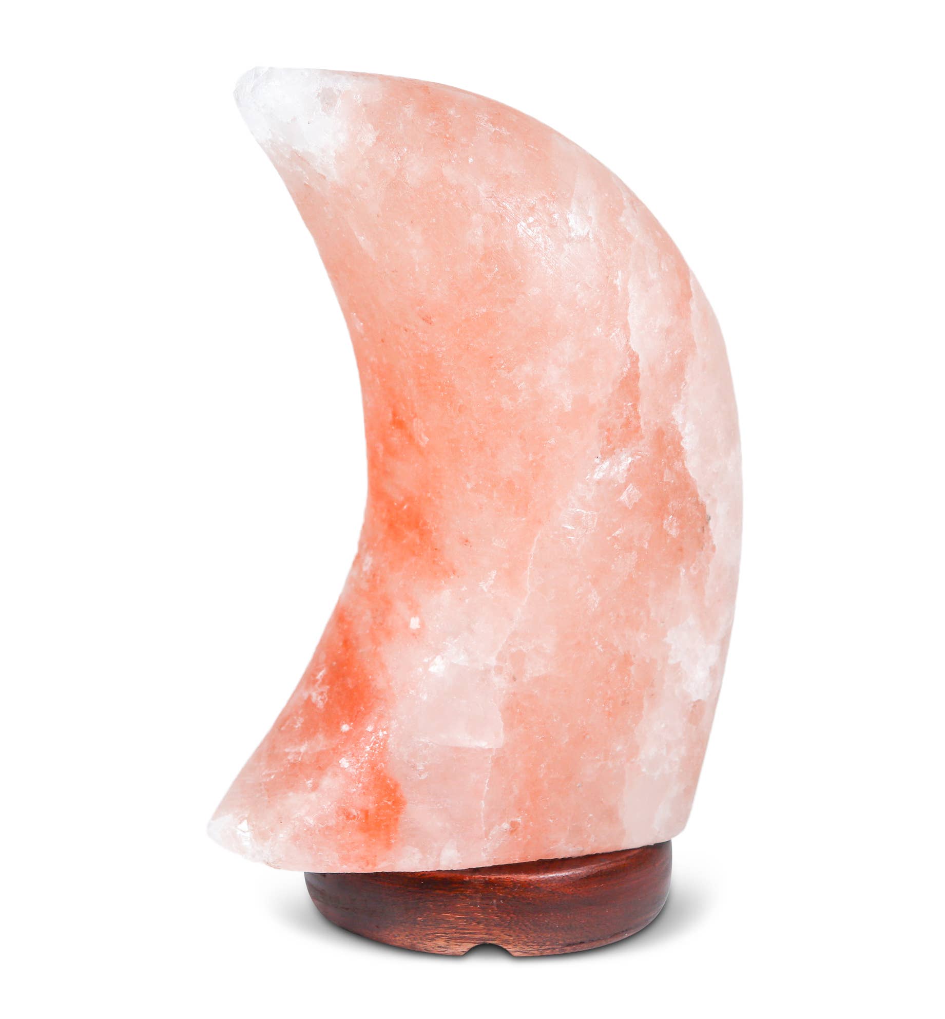 Himalayan Secrets - Moon Shape Salt Lamp 9" Tall