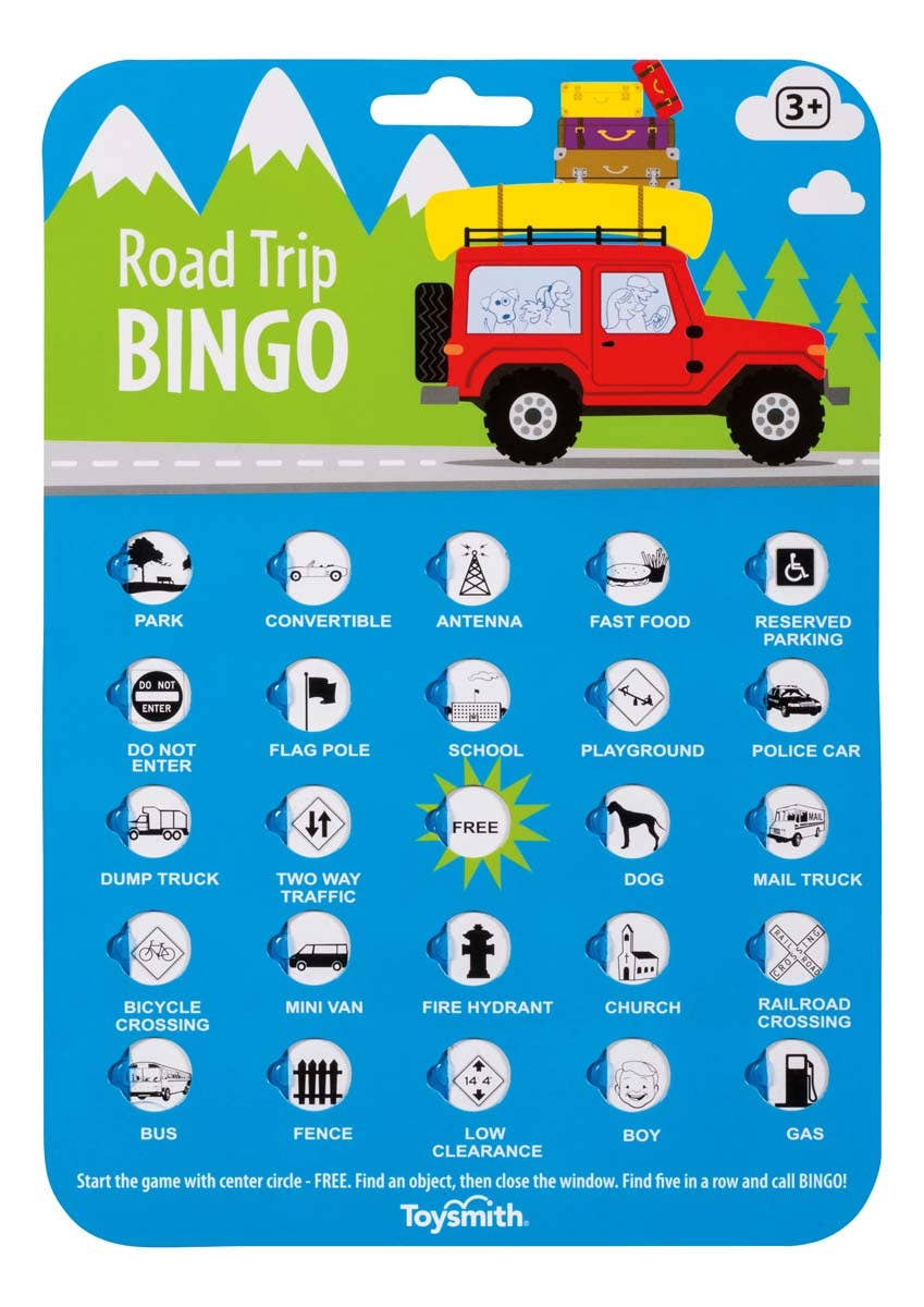 Toysmith - Road Trip BINGO, Travel Game