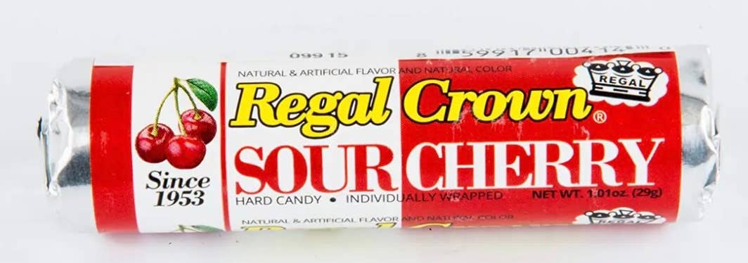 O'Shea's Candies Sweet Shop - Nostalgic Regal “Sour Cherry 🍒“ Hard Candy Roll Est. 1953!