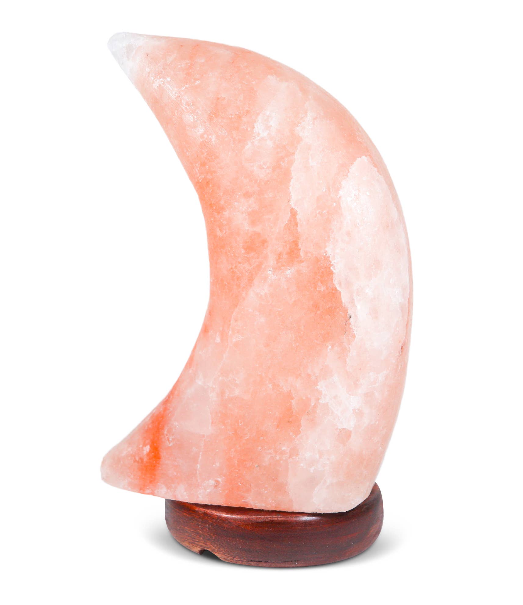 Himalayan Secrets - Moon Shape Salt Lamp 9" Tall