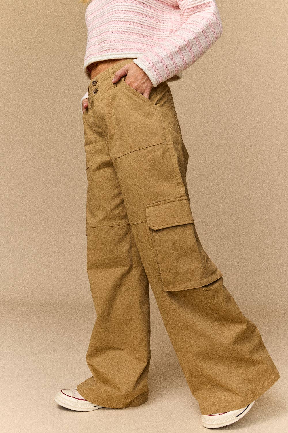 Papermoon - PP51003-1: KHAKI / S-M-L (2-2-2)