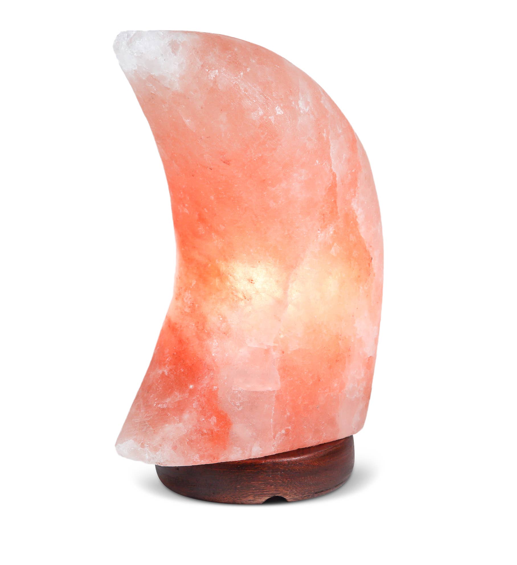 Himalayan Secrets - Moon Shape Salt Lamp 9" Tall