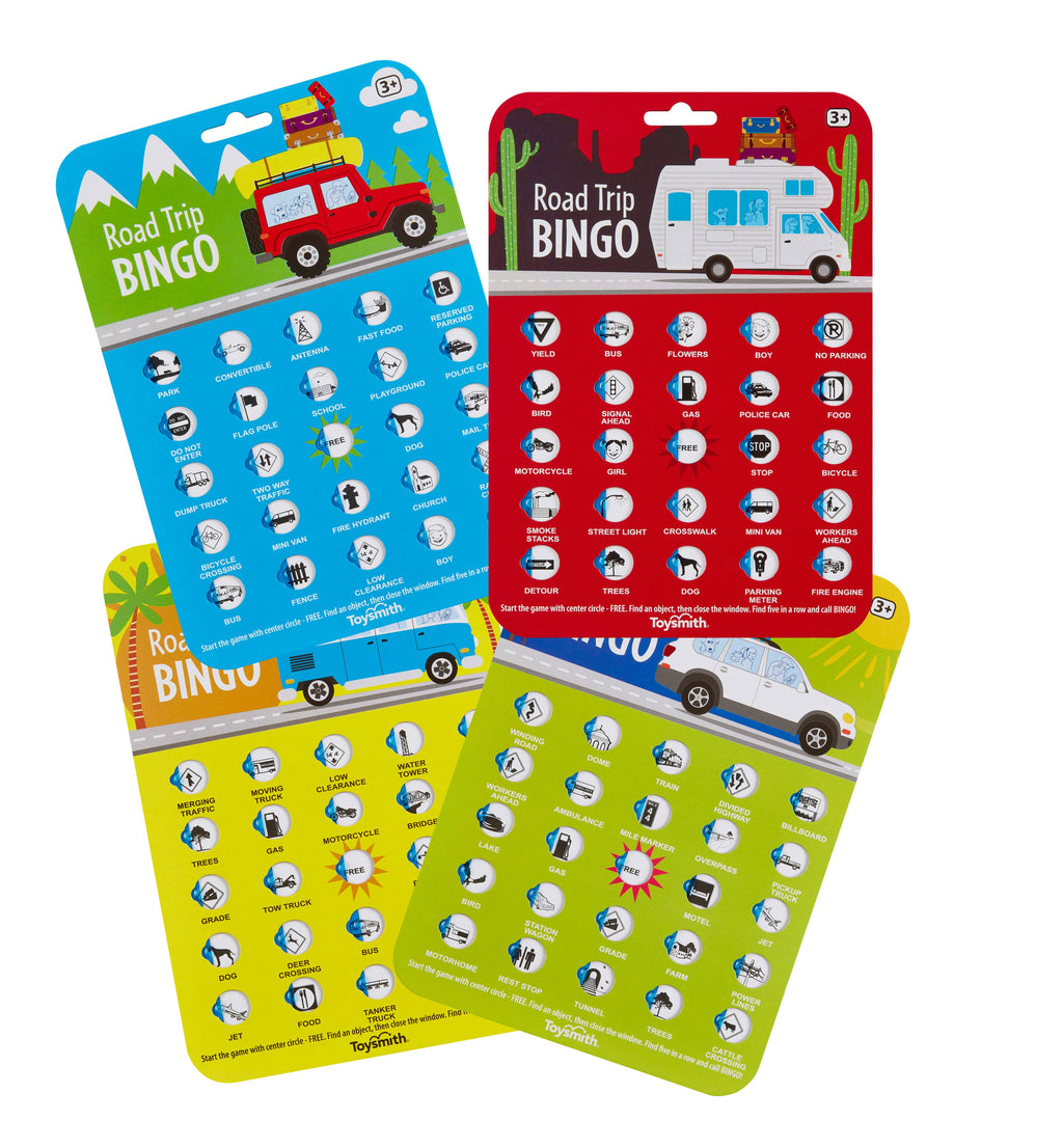Toysmith - Road Trip BINGO, Travel Game