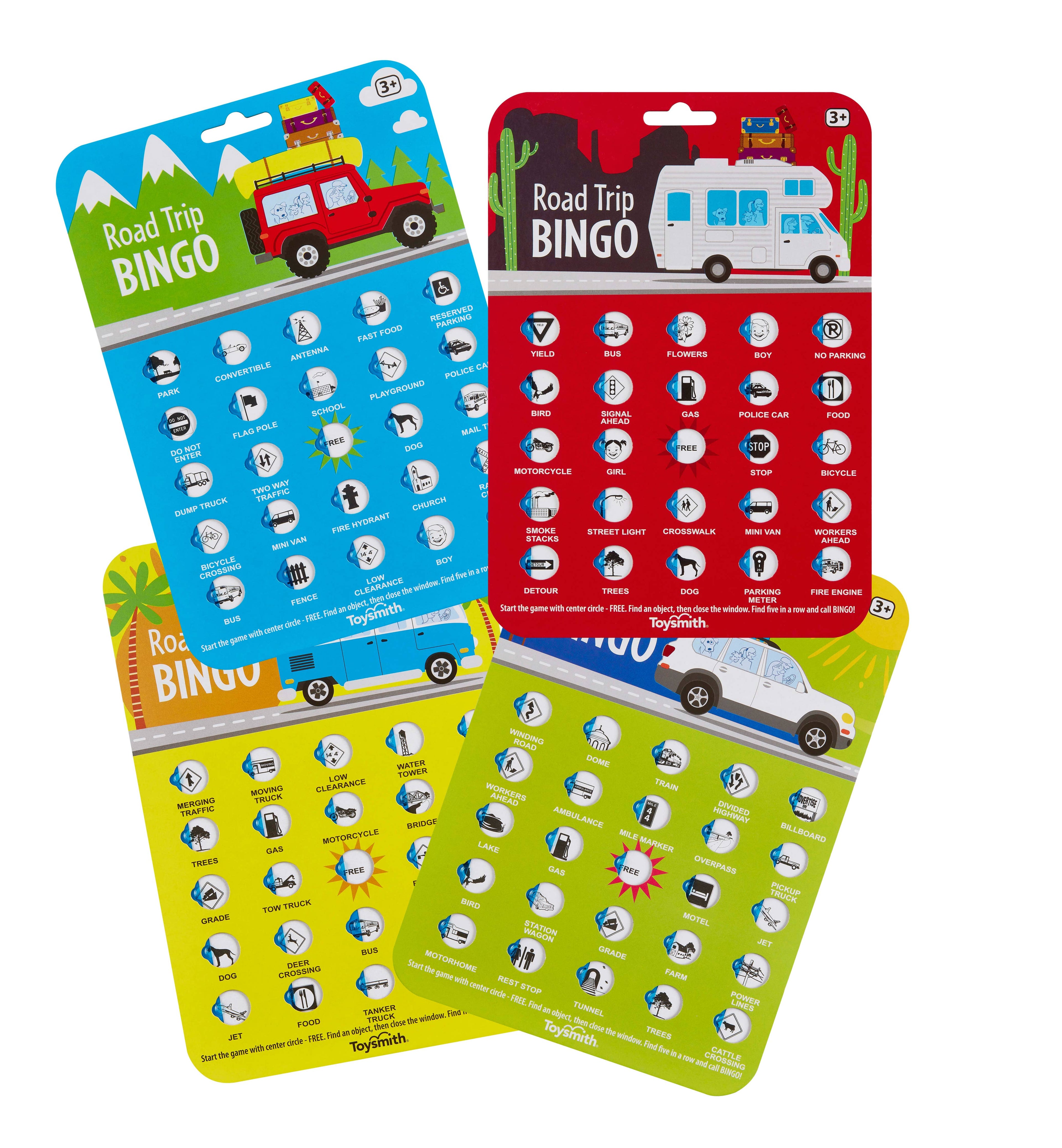 Toysmith - Road Trip BINGO, Travel Game