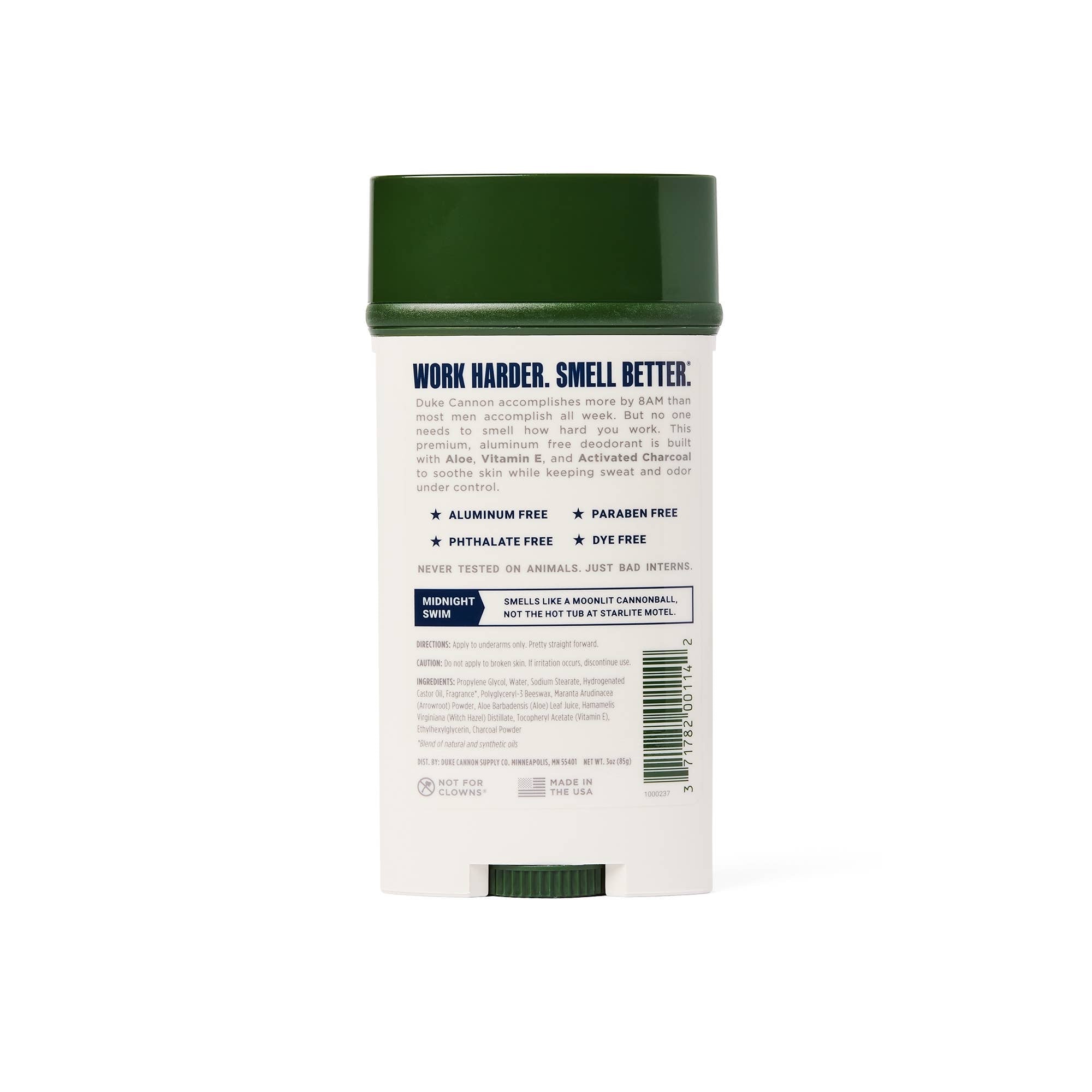 Duke Cannon - Aluminum Free Deodorant - Midnight Swim