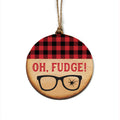 Oh Fudge Holiday Ornament for Christmas