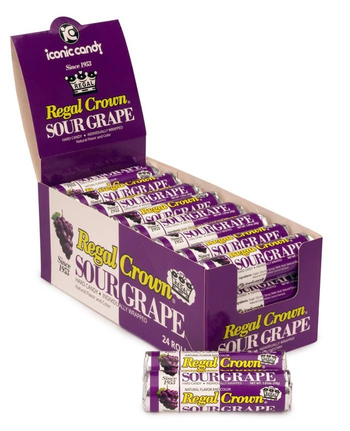 O'Shea's Candies Sweet Shop - Nostalgic Regal “Sour Grape 🍇 “ Hard Candy Roll Est. 1953!