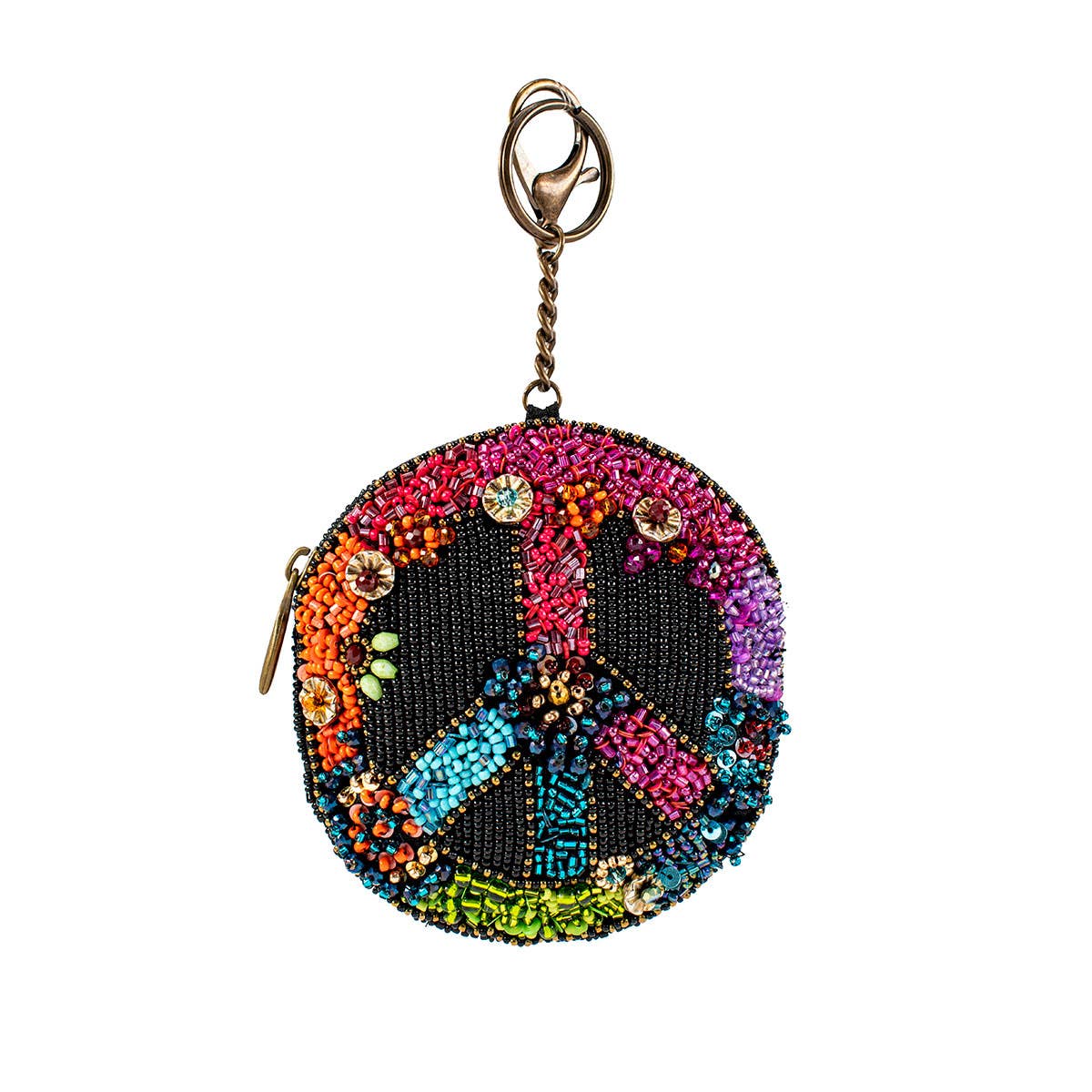 Mary Frances Accessories - Make Peace Coin Purse/Key Fob