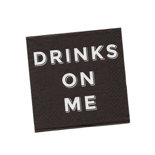 Twisted Wares - Drinks On Me | Funny Napkins