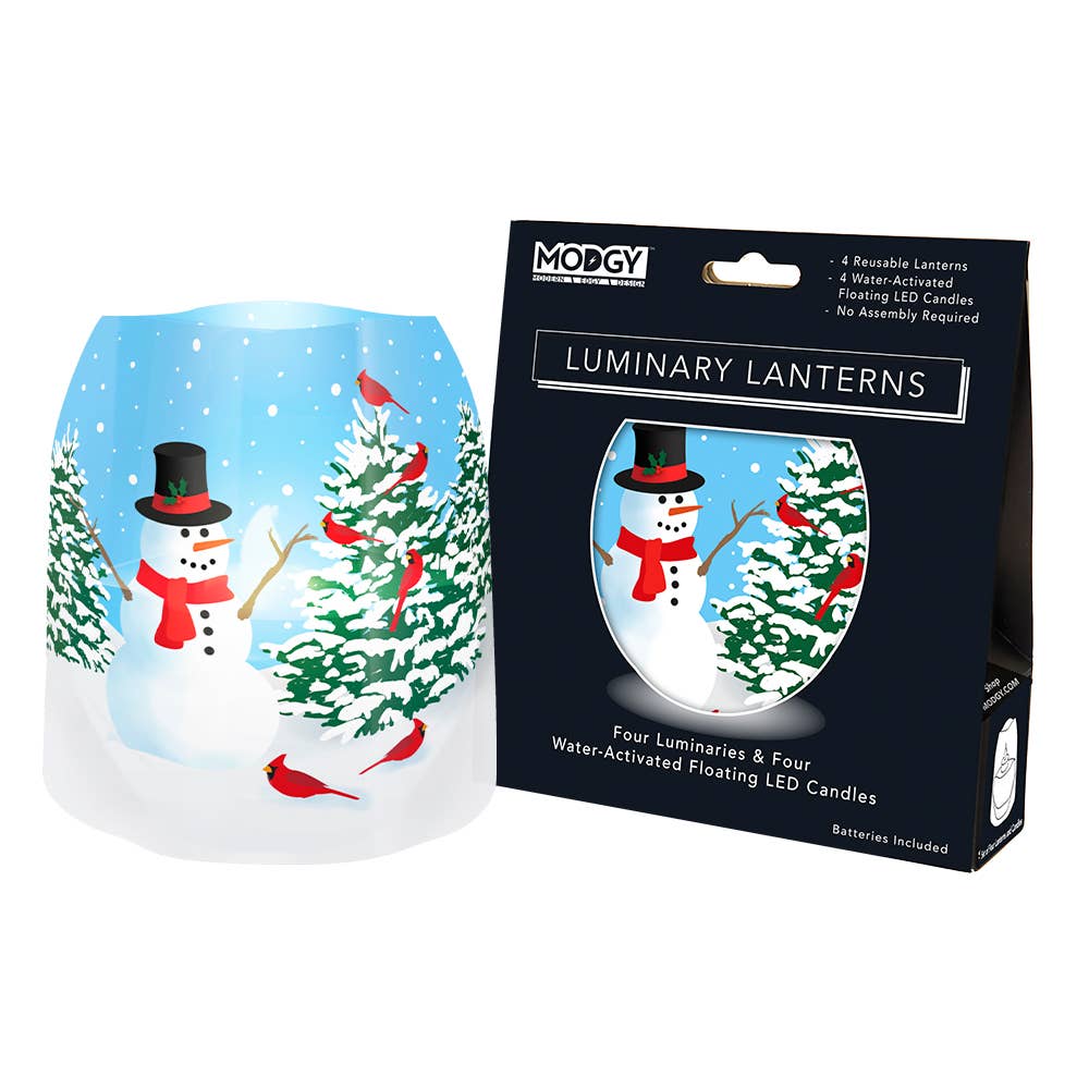 Modgy - Luminary Lanterns - SnowDay - Holiday Snowman