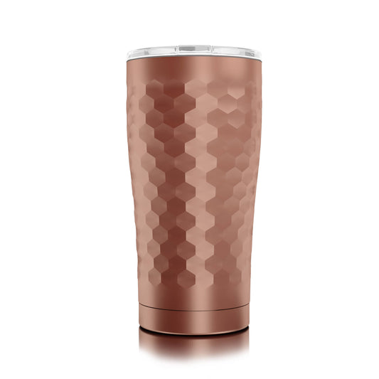 Sic Lifestyle - 20 oz Hammered Copper SIC Stainless Steel Tumbler