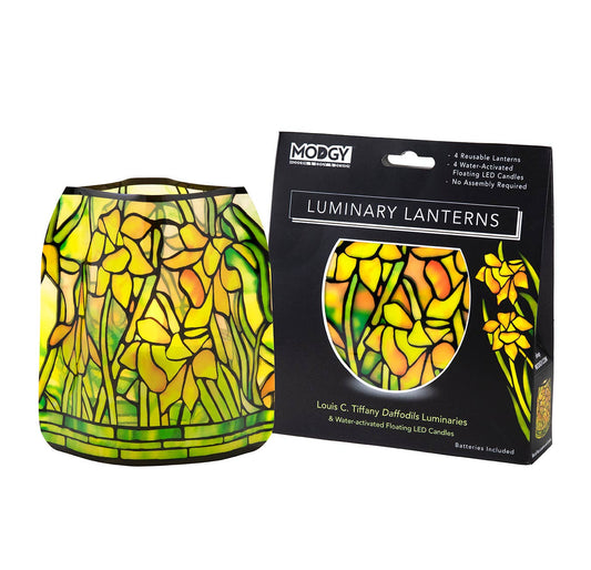 Modgy - Luminary Lantern - Louis C. Tiffany Daffodils