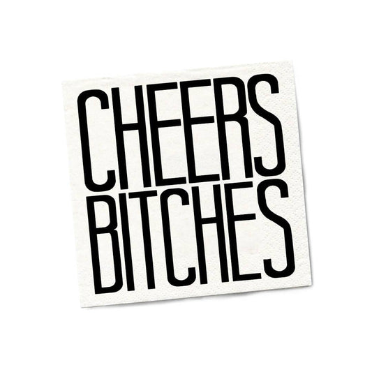 Twisted Wares - Cheers Bitches | Funny Napkins