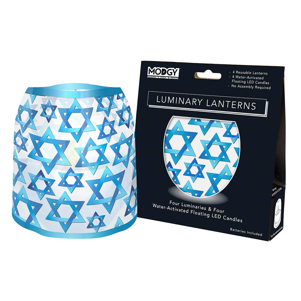 Modgy - Luminary Lanterns - Mazel - Judaica - Hanukkah