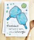 Avery's Home - Pickleball Lifestyle Sport Customizable Kitchen Towel: Standard